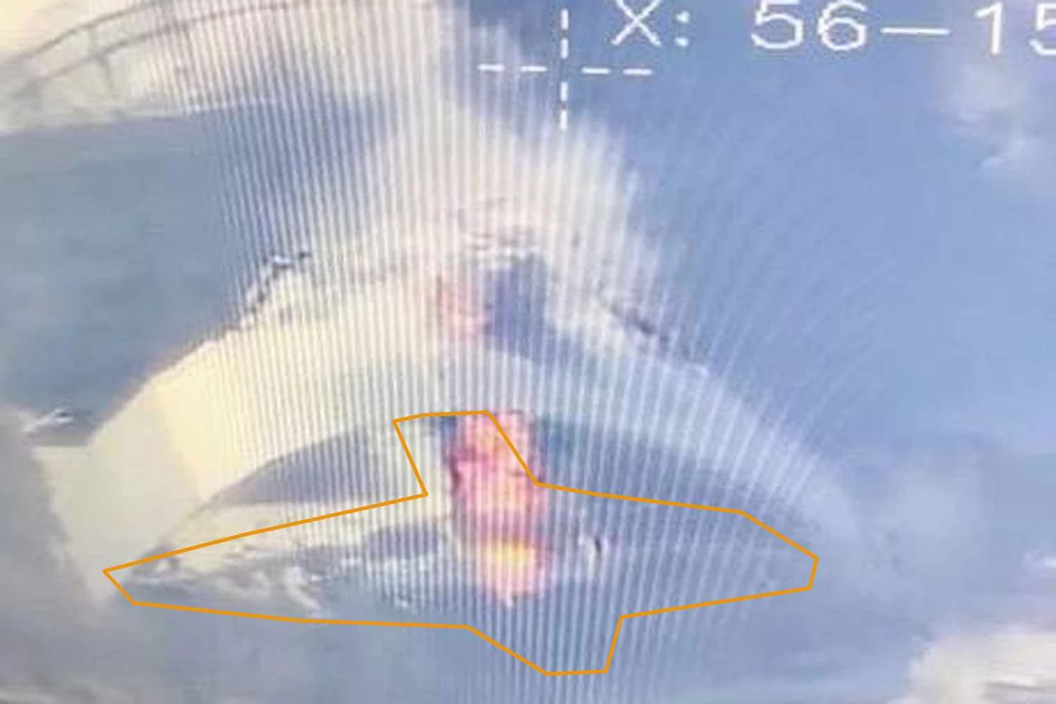 Video suggests An-225 was hit in Russian attack carried out at Gostomel Airport (orange line)
