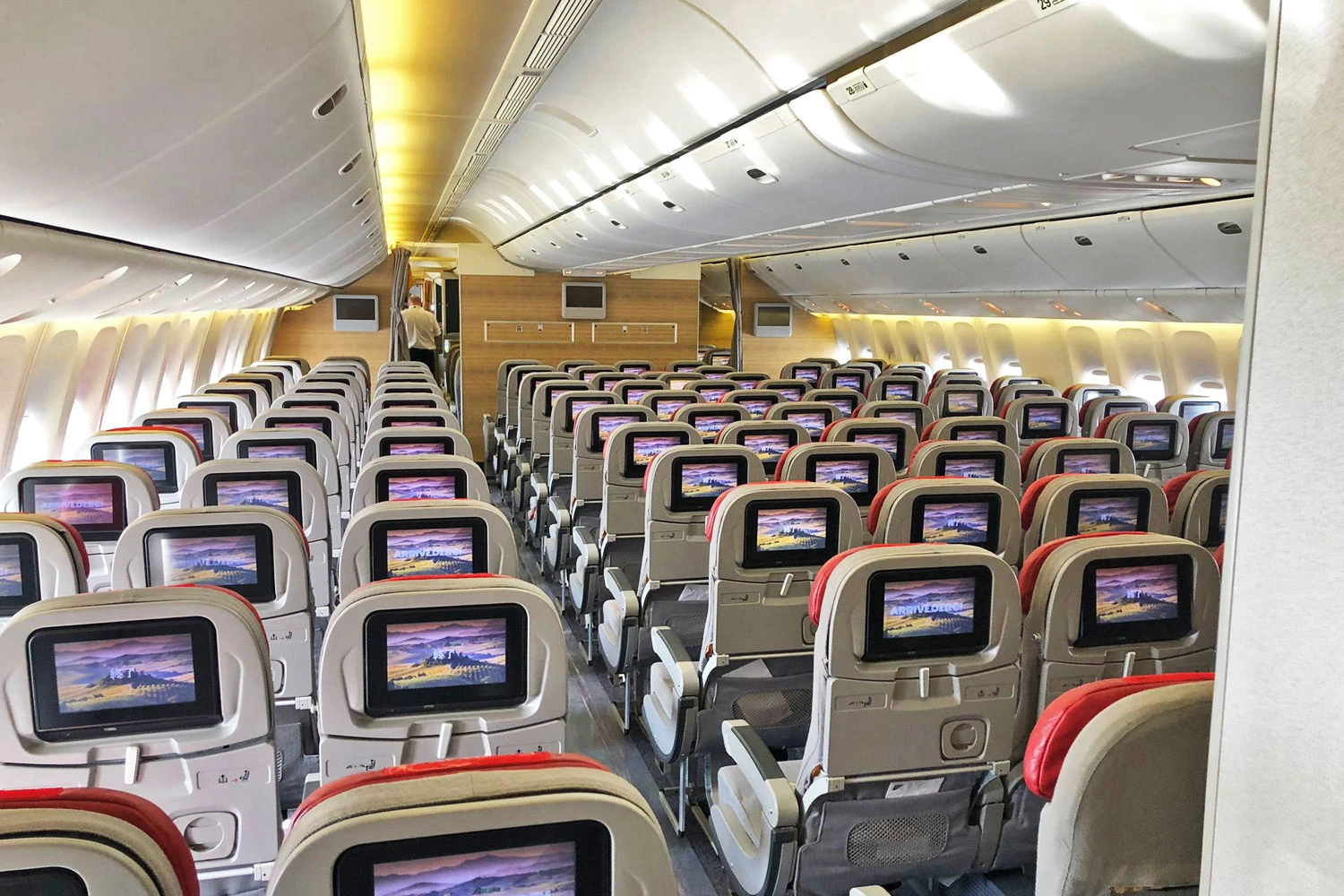 euroAtlantic Boeing 777-200 economy class (EA)