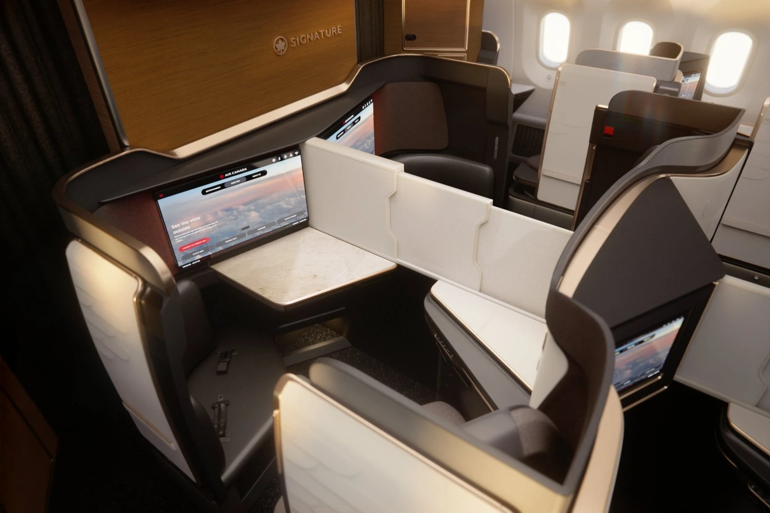 Air Canada Boeing 787-10 Signature Plus Cabin