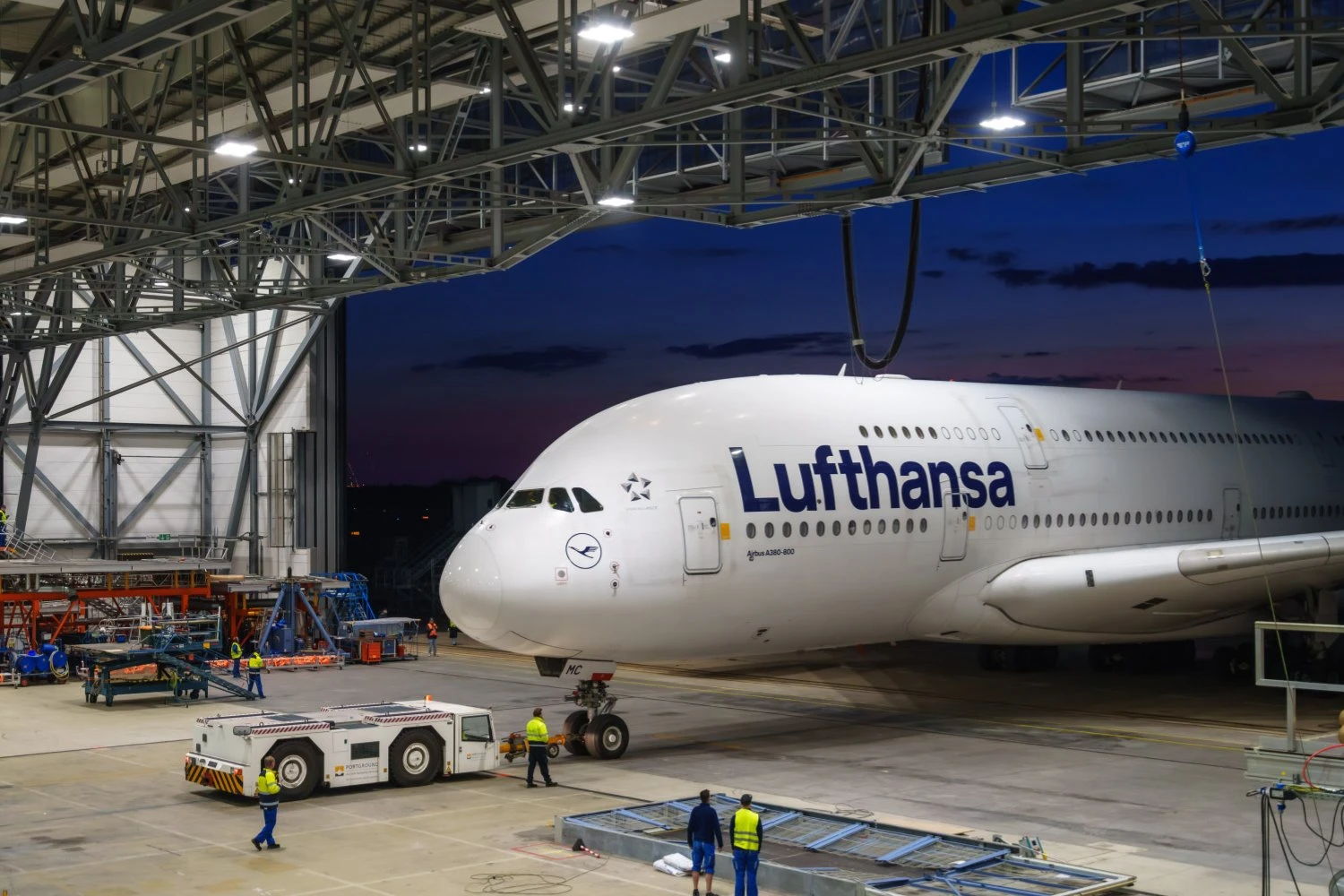 Lufthansa debuts first retrofitted A380 with new 68-seat business class