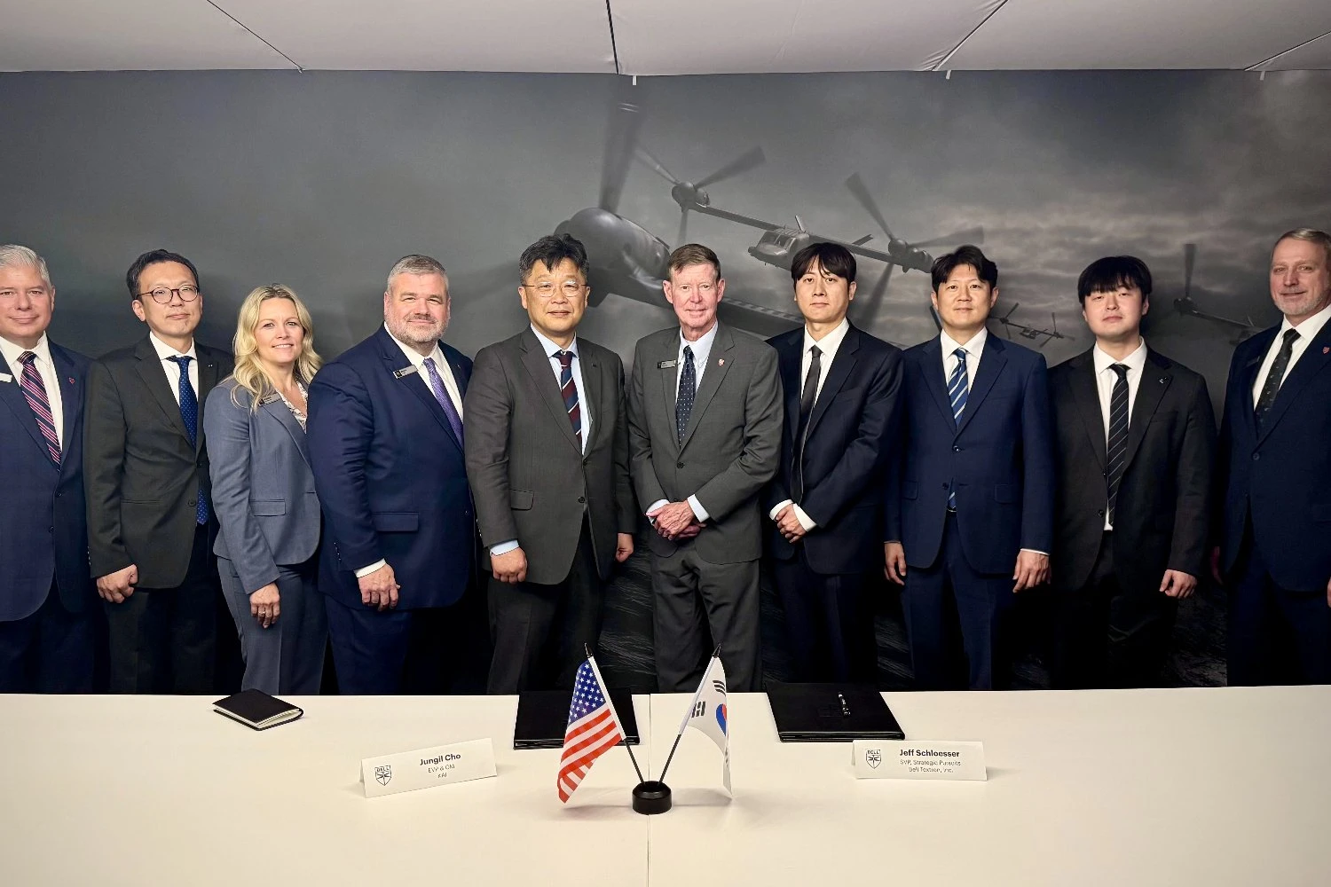 Memorandum of Understanding (MOU) with Korea Aerospace Industries (KAI) and Bell Helicopters