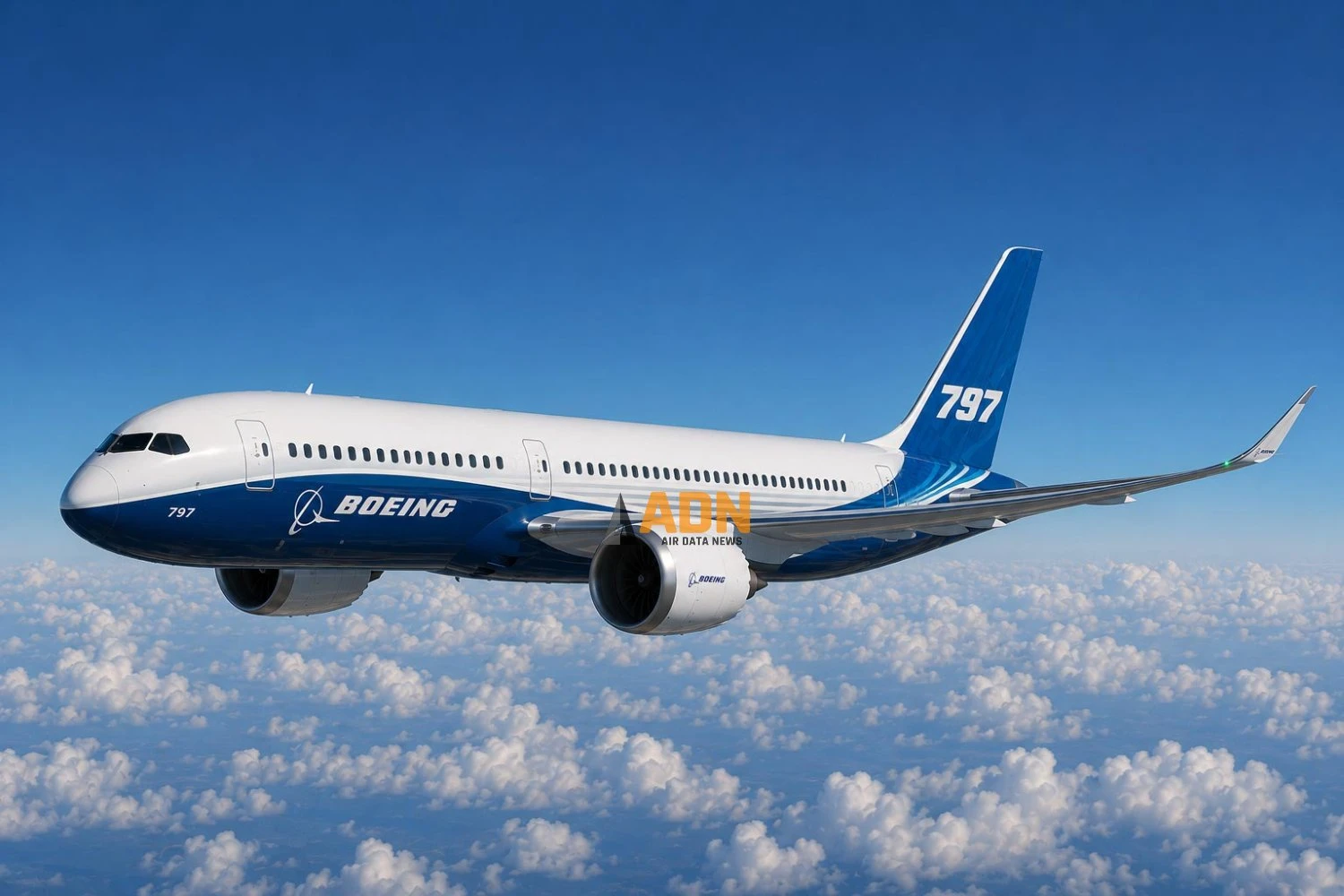 Unofficial illustrative concept of a supposed 'Boeing 797' | AI-GENERATED IMAGE
