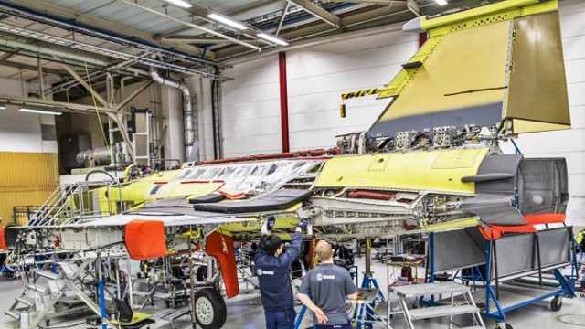 First Gripen E Brazilian Fighter Takes Shape - Air Data News