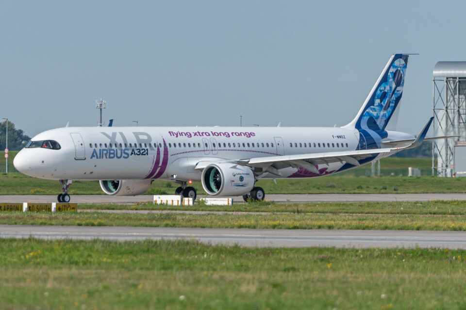 Second A321XLR makes maiden flight - Air Data News