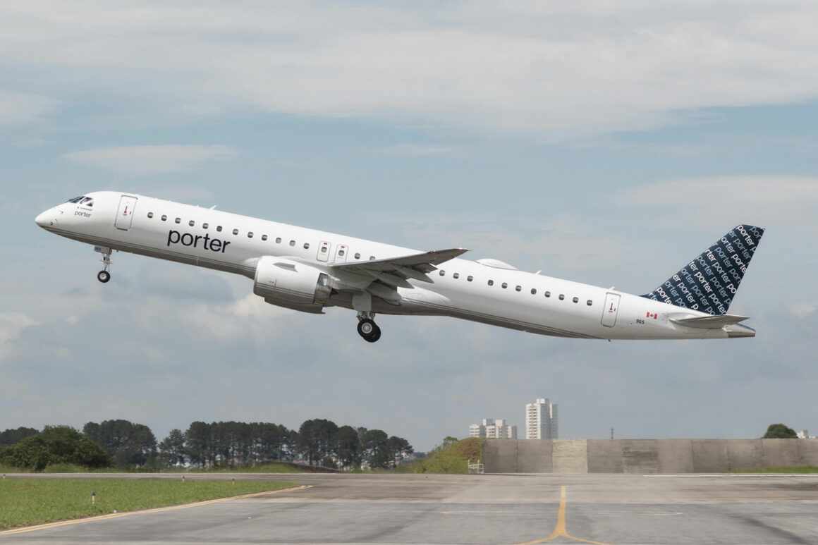 Launch Customer Of The E195 E2 In North America Porter Airlines Takes