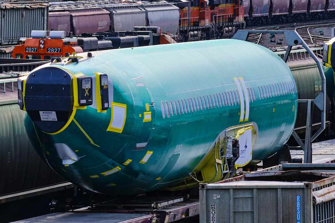 737 MAX fuselage supplied by Spirit AeroSystems