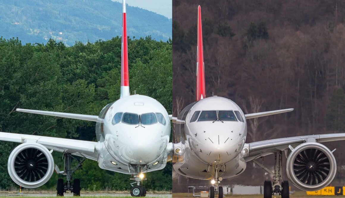 Airbus A220 and Embraer E2