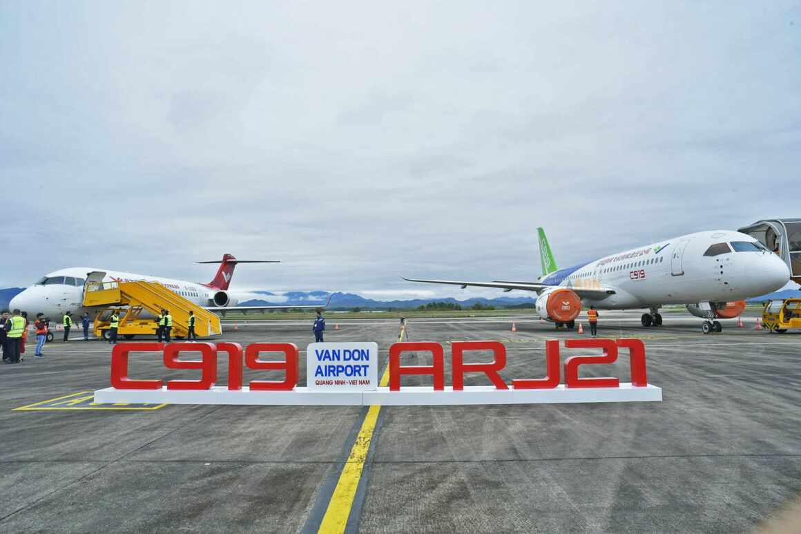 C919 and ARJ21 jets in Vietnam