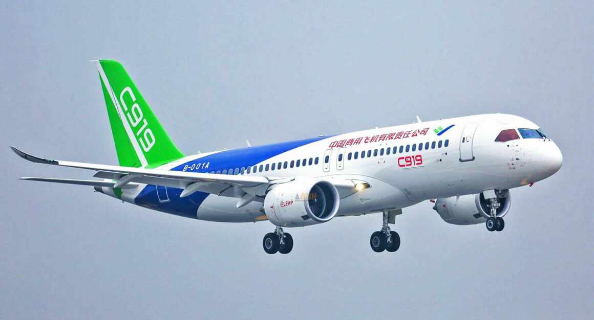 COMAC C919 jetliner