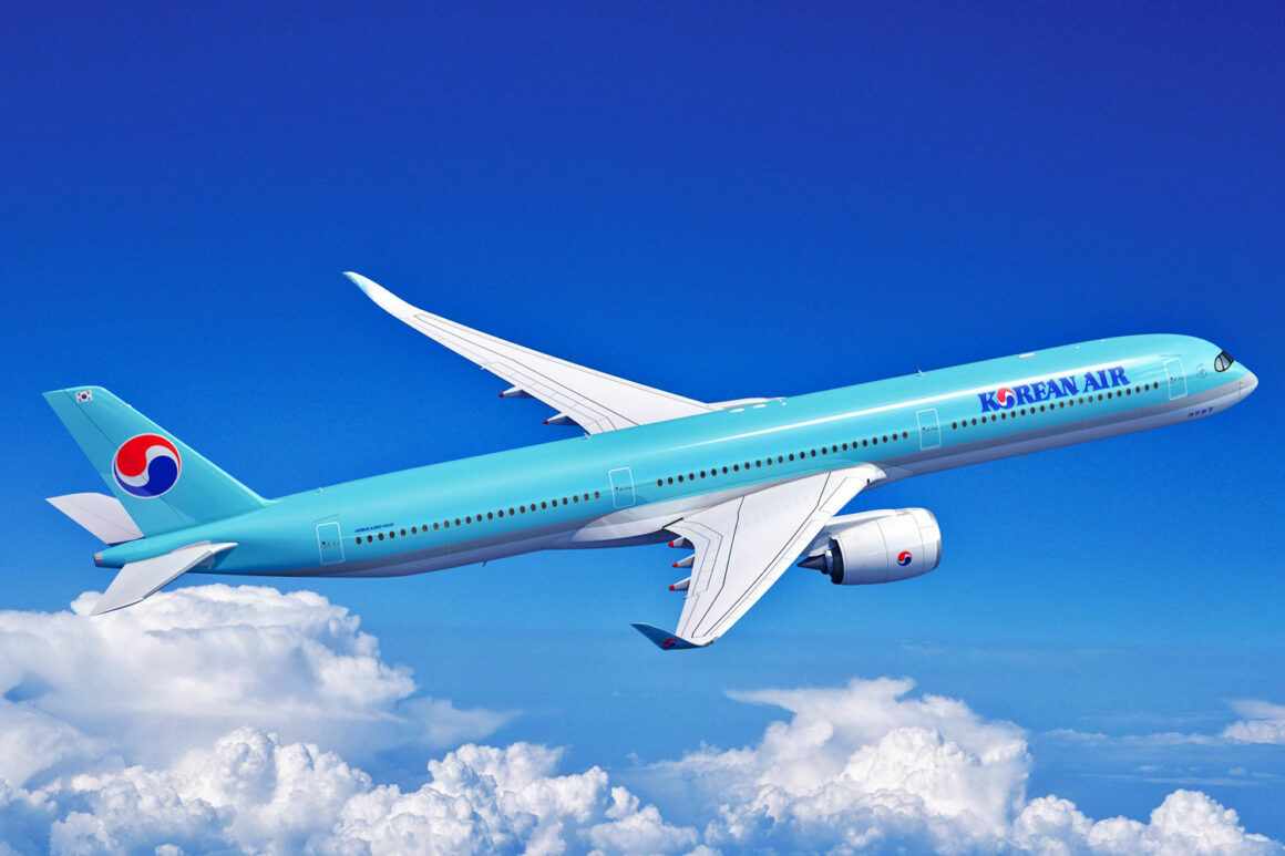 Korean Air A350-900 rendering