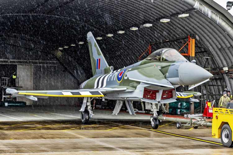 Typhoon ZJ913 with livery in honor of the 80th anniversary of D-Day