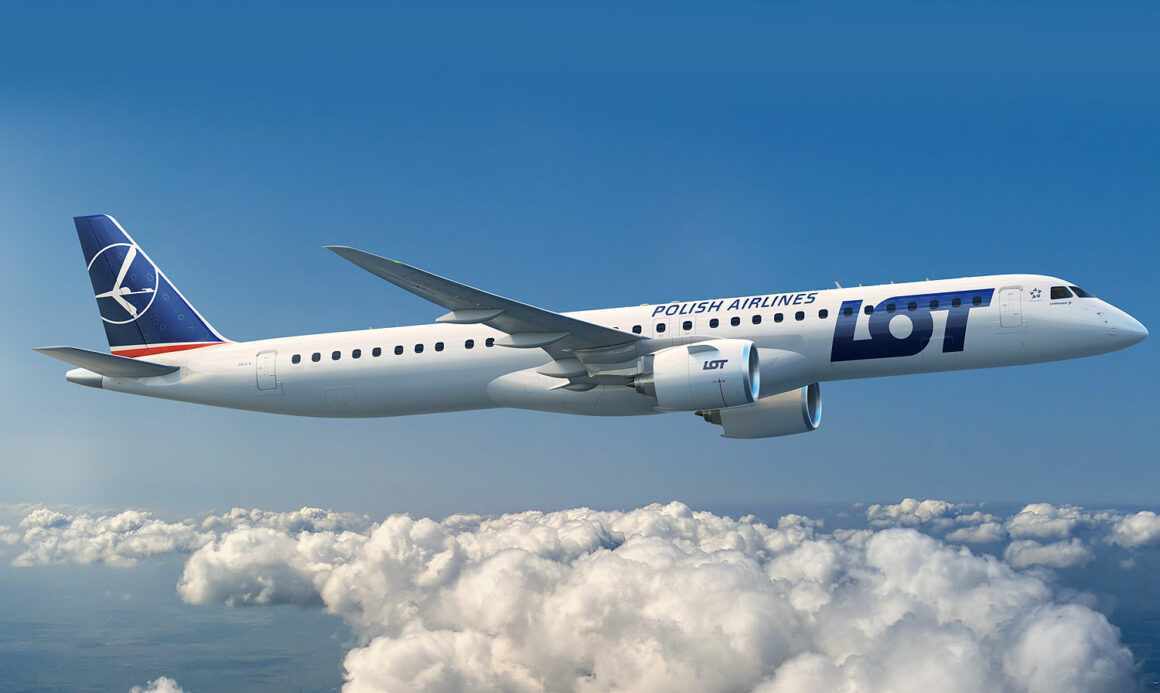 LOT Polish Airlines E195-E2 rendering