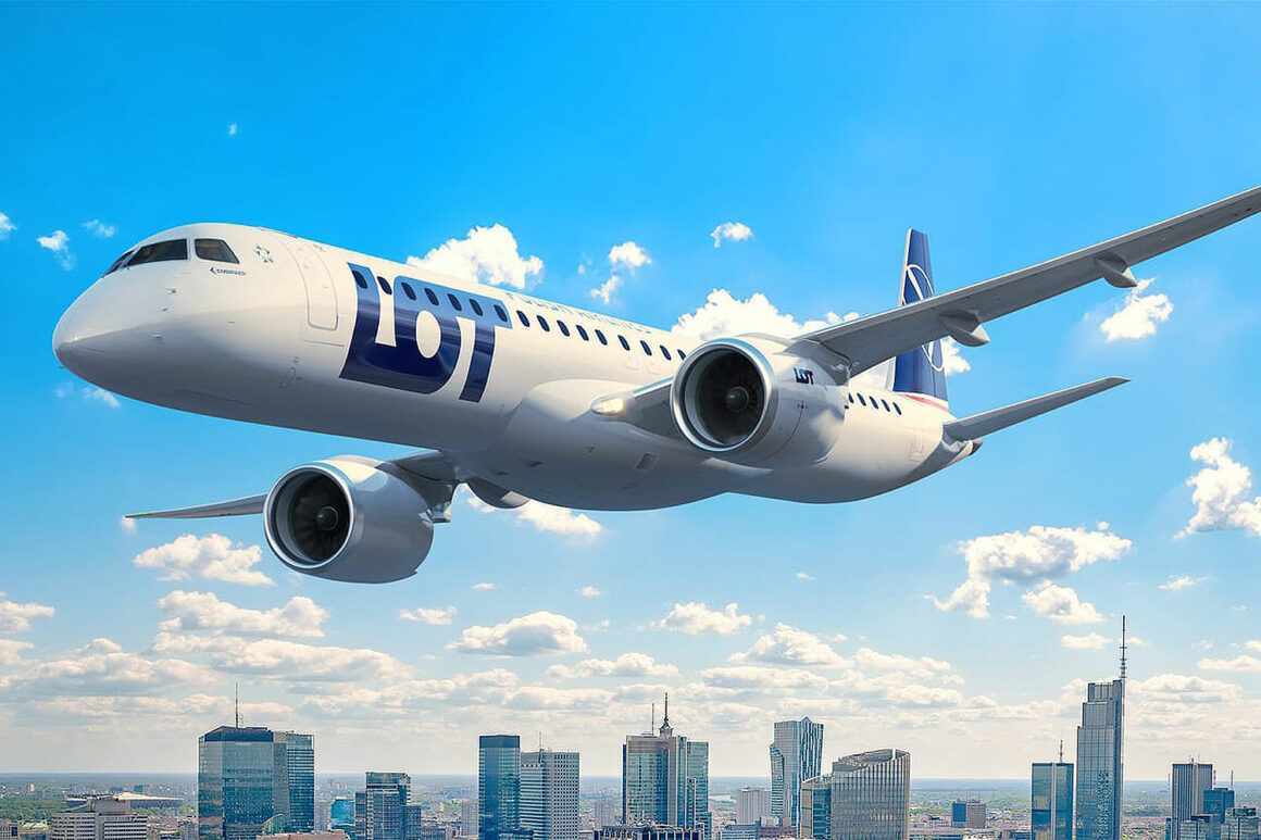 LOT Polish Airlines E195-E2 rendering