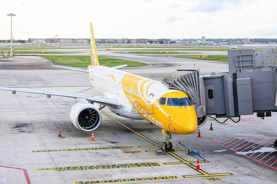 Scoot E190-E2 first revenue flight