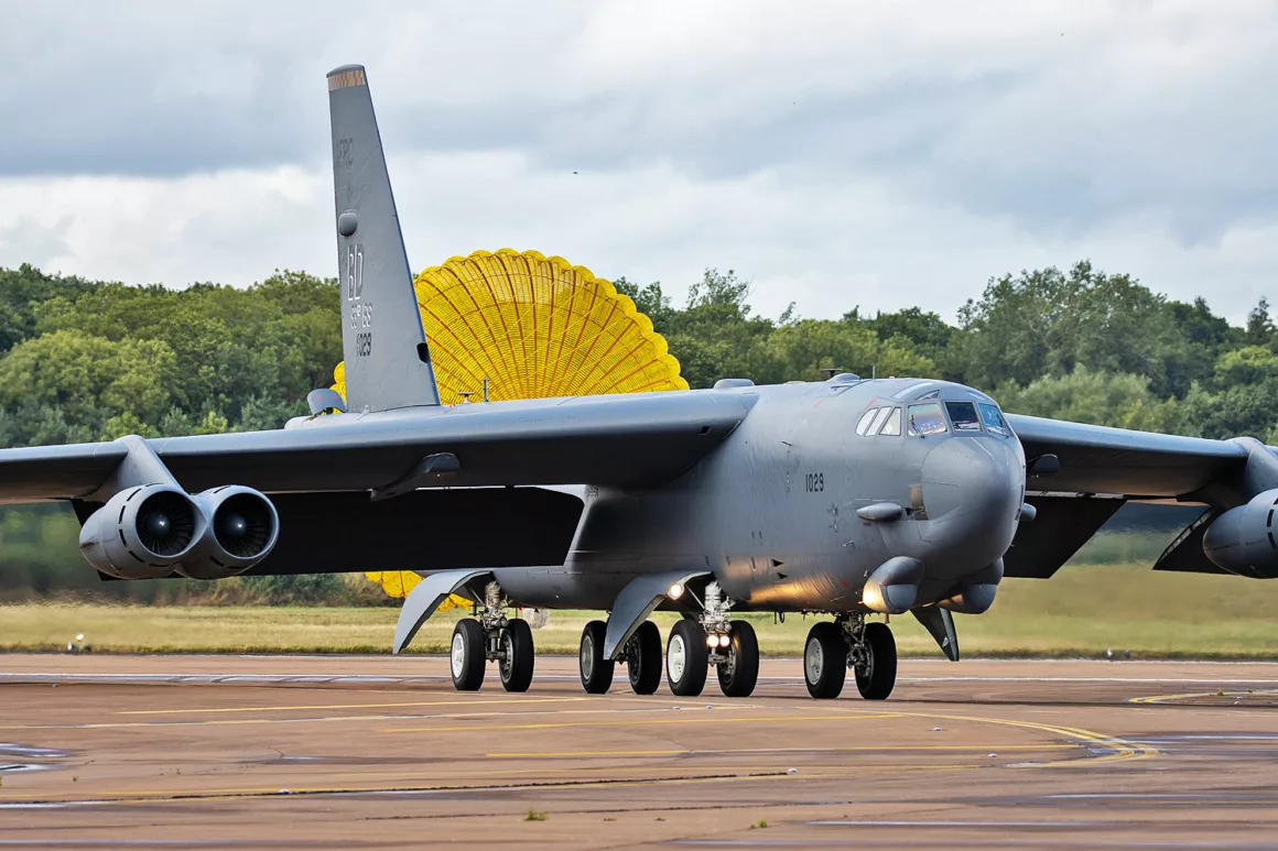 US Air Force B-52H bomber