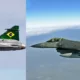 Brazilian Air Force Gripen and US Air Force F-16C