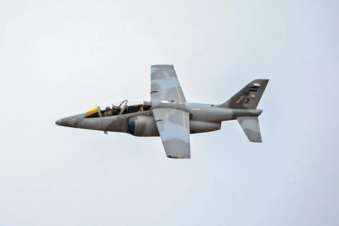 Delivery of the new Pampa III jet to the Argentine Air Force