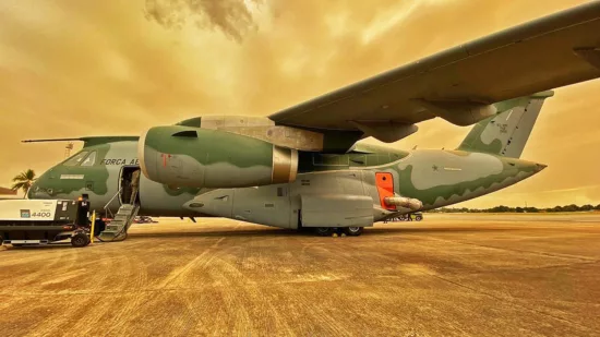 The FAB's KC-390 with the MAFFS II system