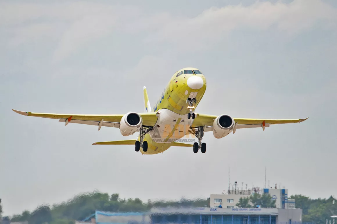 Yakovlev SJ-100 first certification flight