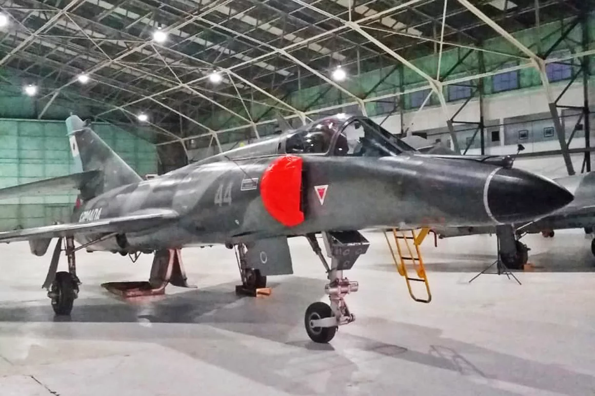 One of the five Super Etendard received in 2019 by Argentina