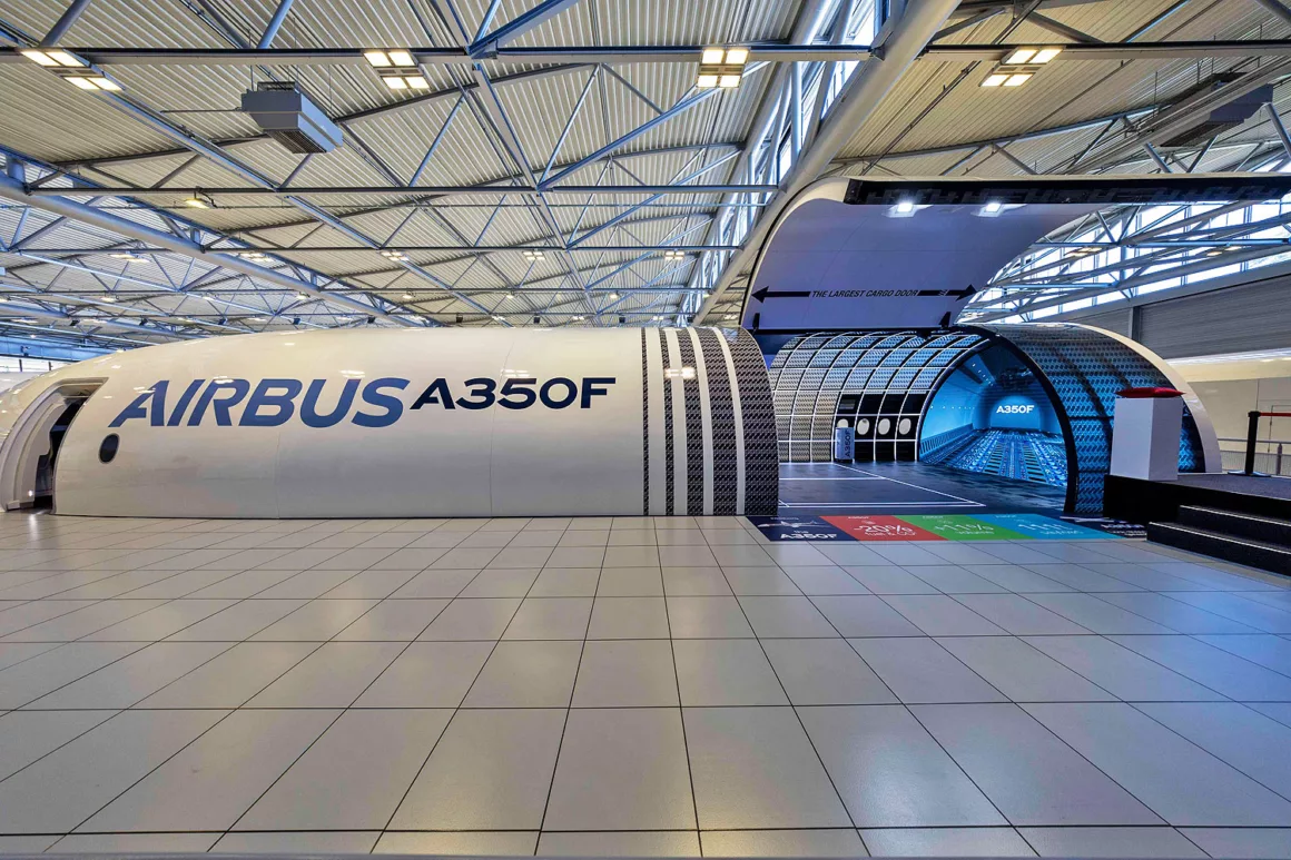 Airbus A350F mock-up