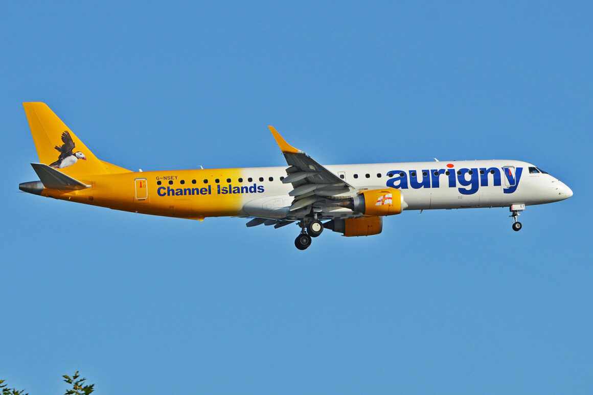 Aurigny former Embraer E195