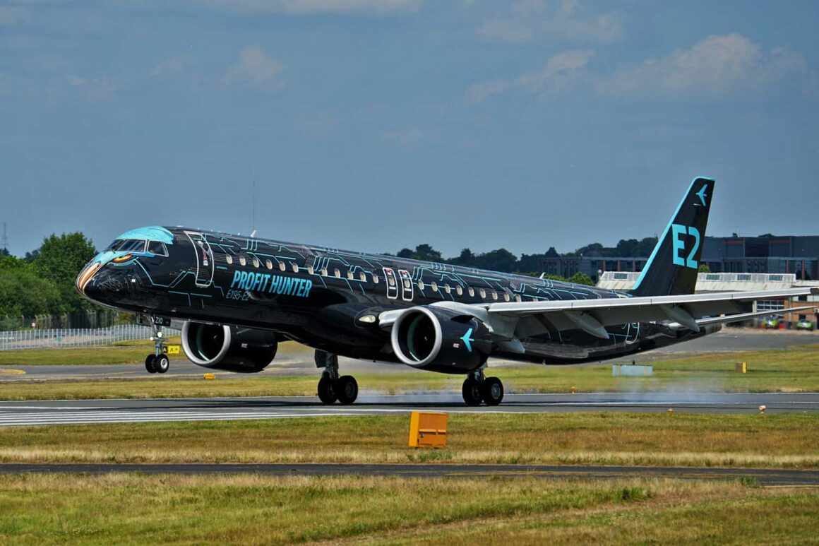 E195-E2 Tech Eagle in Farnborough