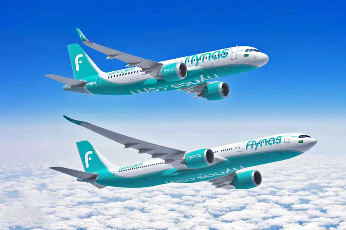 flynas signs agreement for up to 75 A320neo family aircraft and 15 A330-900