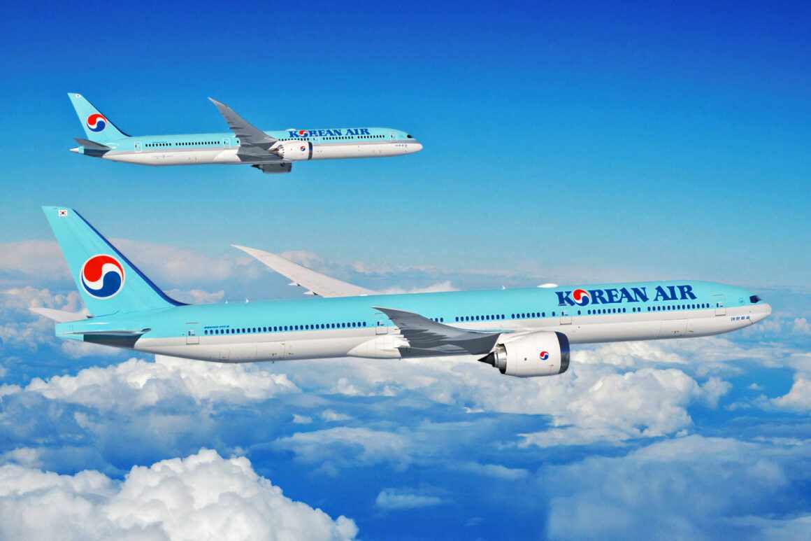 Korean Air Boeing 777-9 and 787-10