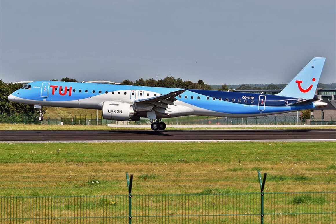 TUI fly resumes flights with E195-E2 from Antwerp - Air Data News