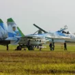 Ukrainian Air Force Su-27 fighter