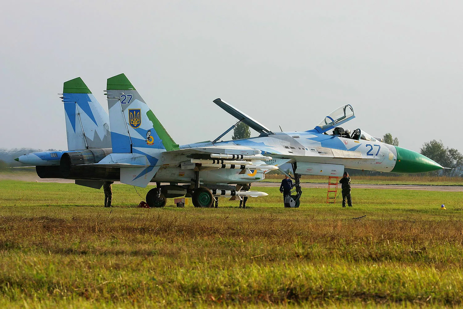 Ukrainian Air Force Su-27 fighter