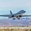 B-1B Lancer bomber with LAM pylon