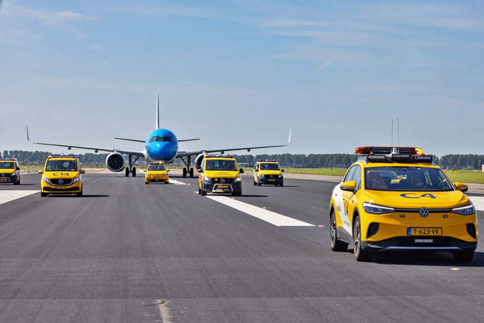 KLM's first A321neo is welcomed at Amsterdam/Schiphol