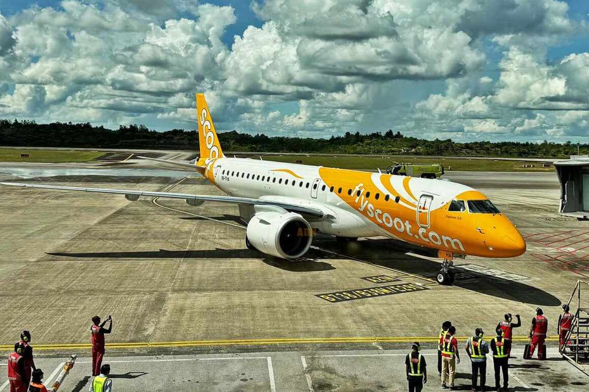 Scoot Embraer E190-E2 in Malaysia