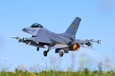 Ukrainian Air Force F-16 fighter