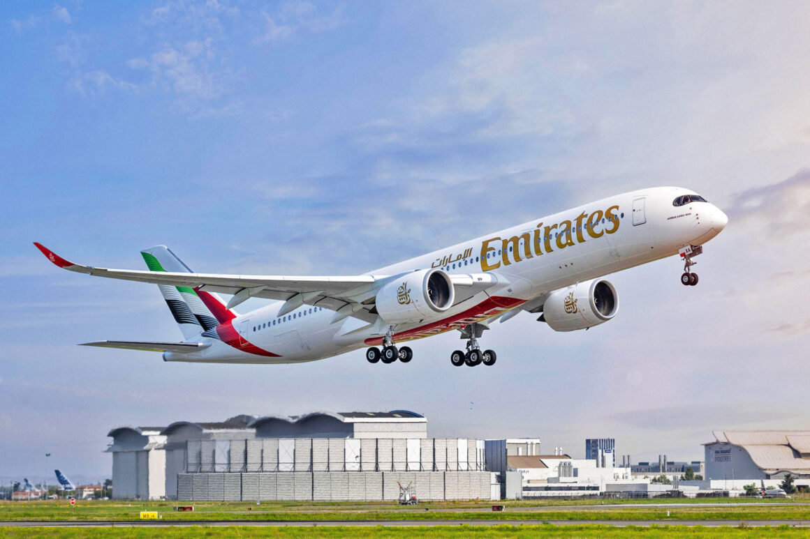 Emirates Airline first A350-900