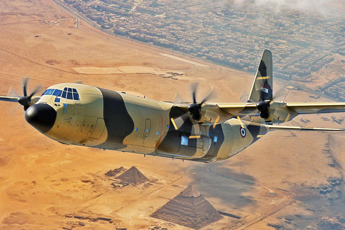 Egypt Air Force C-130J-30 rendering