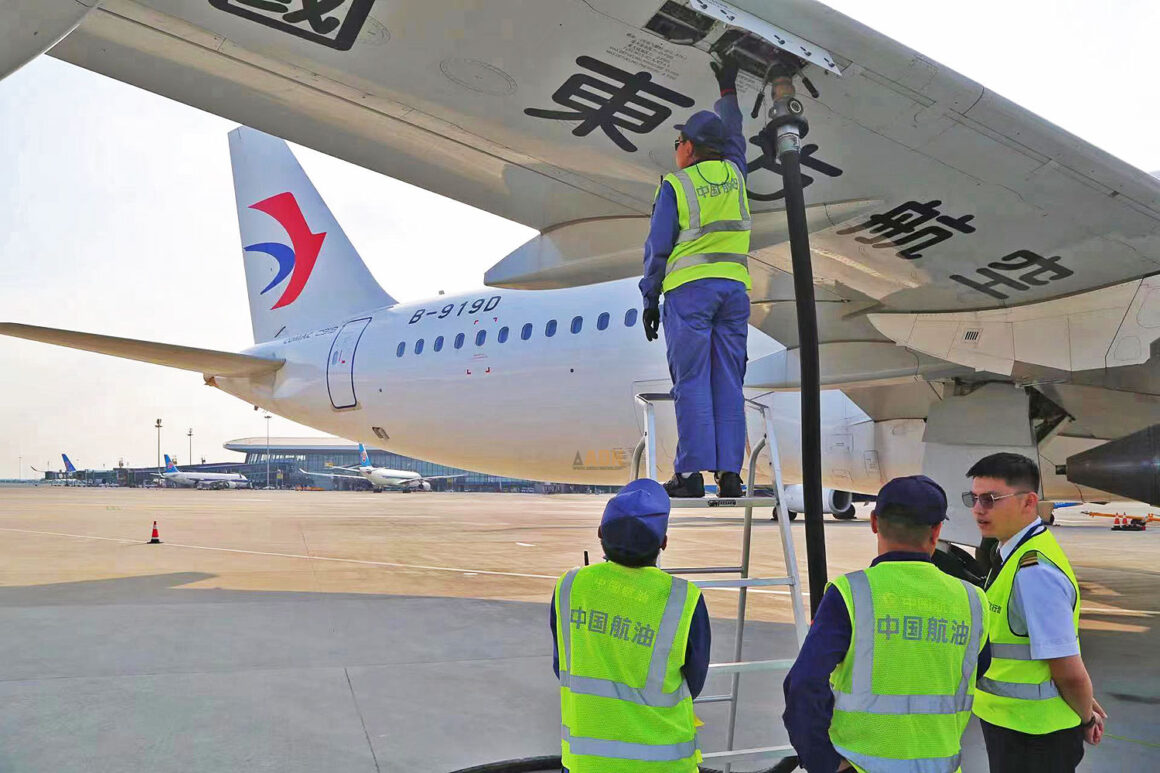 China Eastern Airlines COMAC C919 fueled with SAF