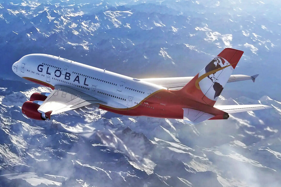 Global Airlines A380 renderings