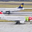 Lufthansa and TAP aircraft