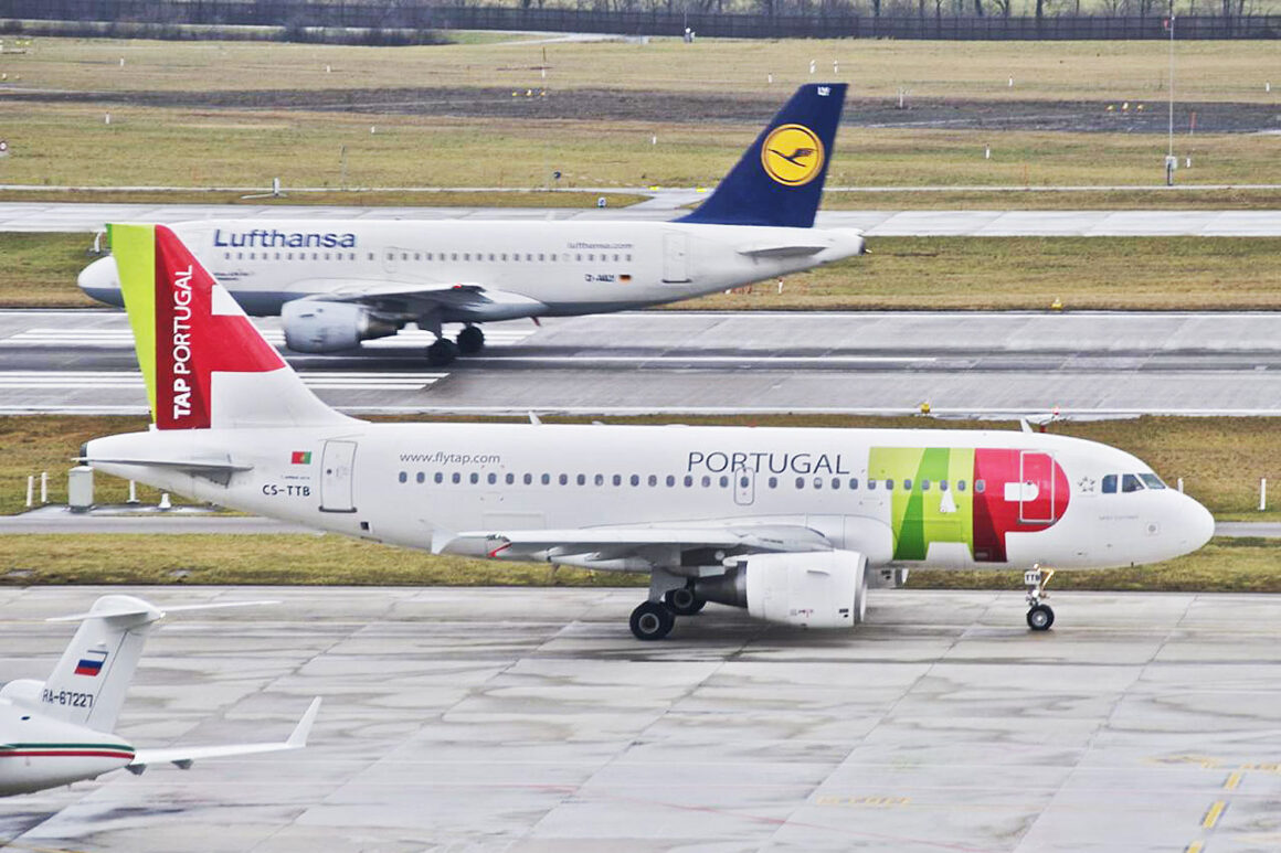 Lufthansa and TAP aircraft