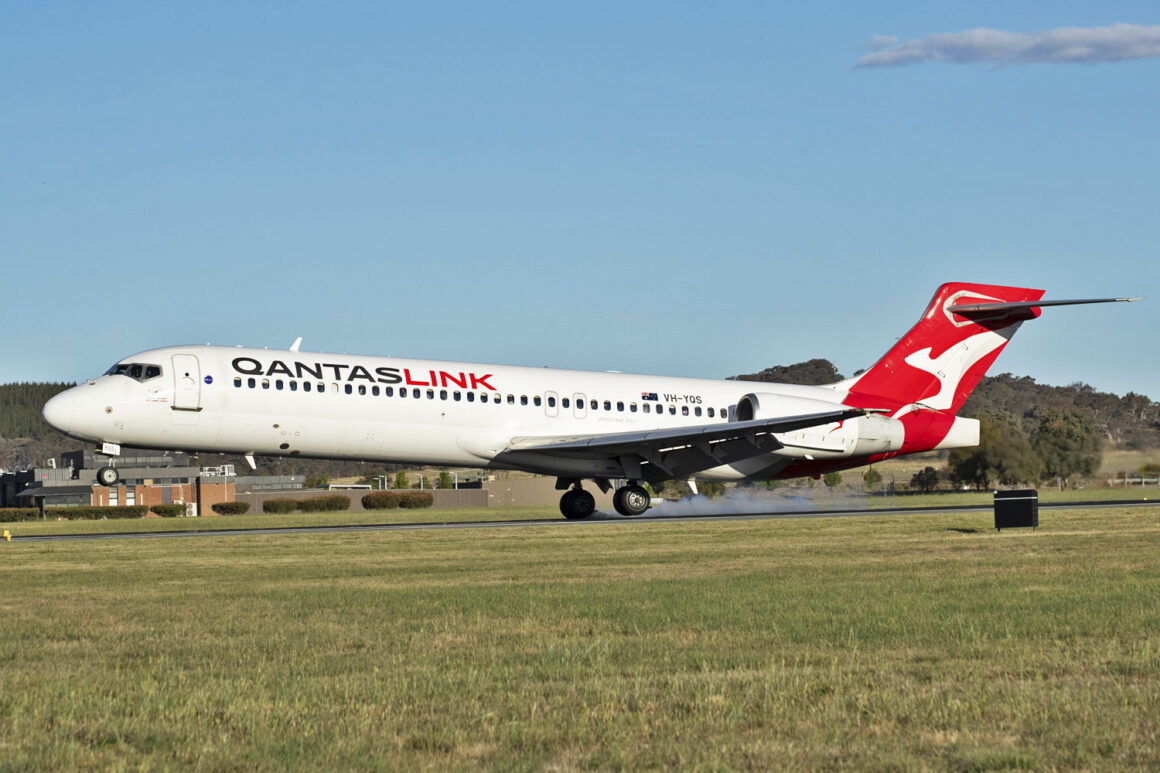 QantasLink Boeing 717 farewell flight