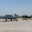 A-29 Super Tucano arrives at Edwards AFB