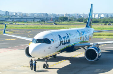 Azul Airbus A320neo at Salgado Filho Airport