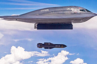 B-2 bomber drops GBU-57 bomb