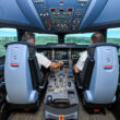 Airbus A350 flight simulator