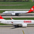 Helvetic Airways E190-E2 and a Swiss A220-100