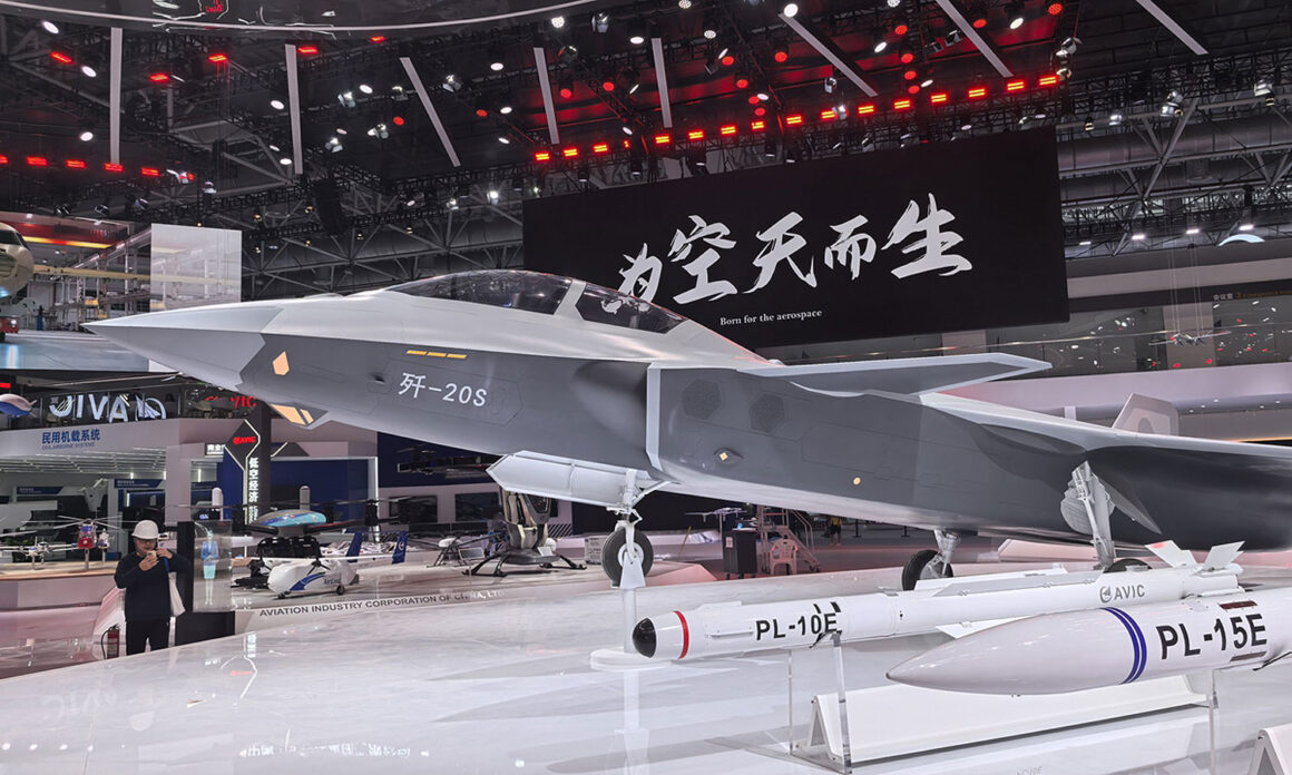 J-20S fighter mock-up