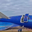 Suspected shrapnel holes in Azerbaijan Airlines Embraer E190 fuselage